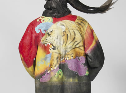 Tiger Mouton coat 