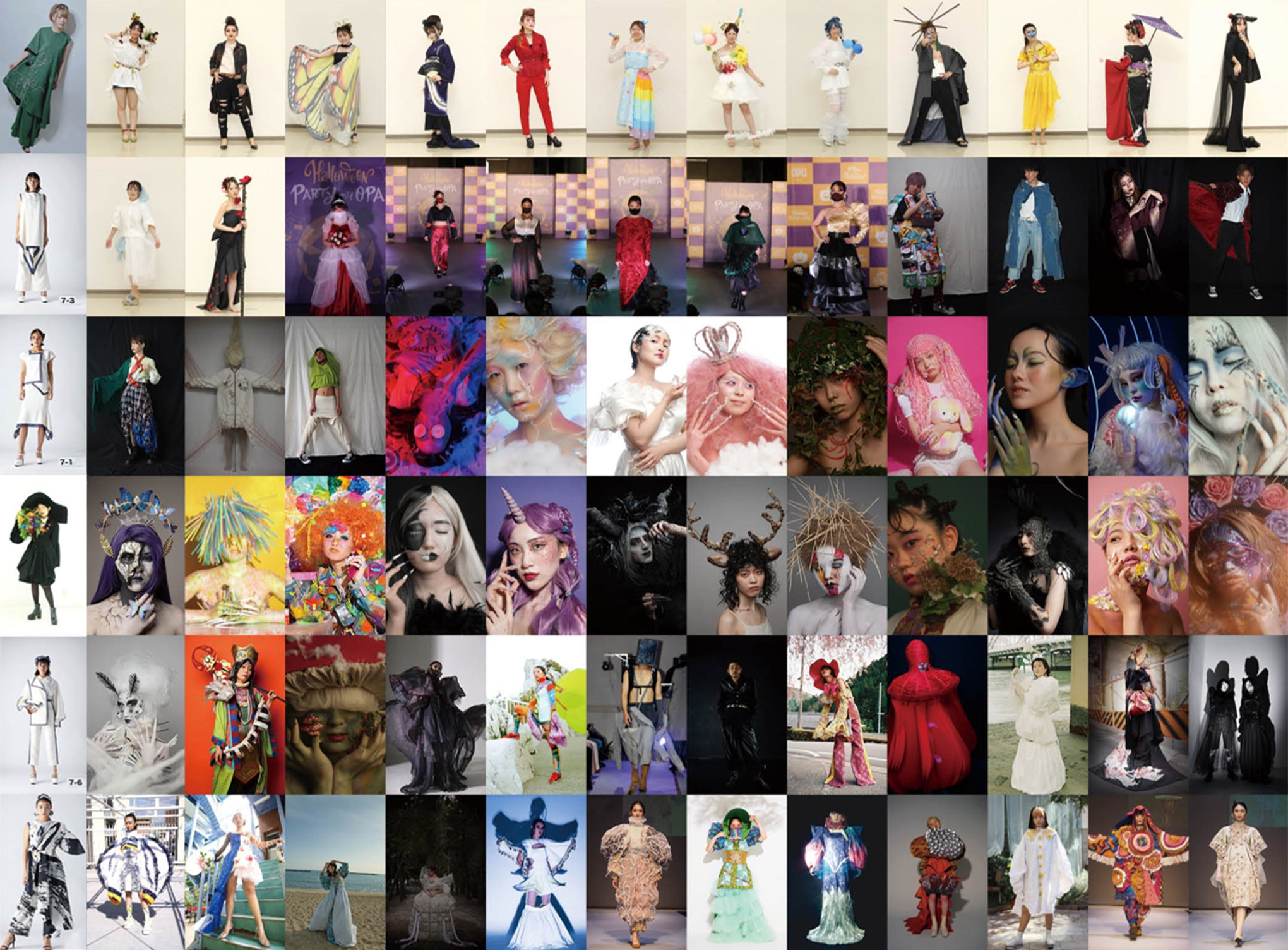 選出作品をまとめた画像が表示されています。