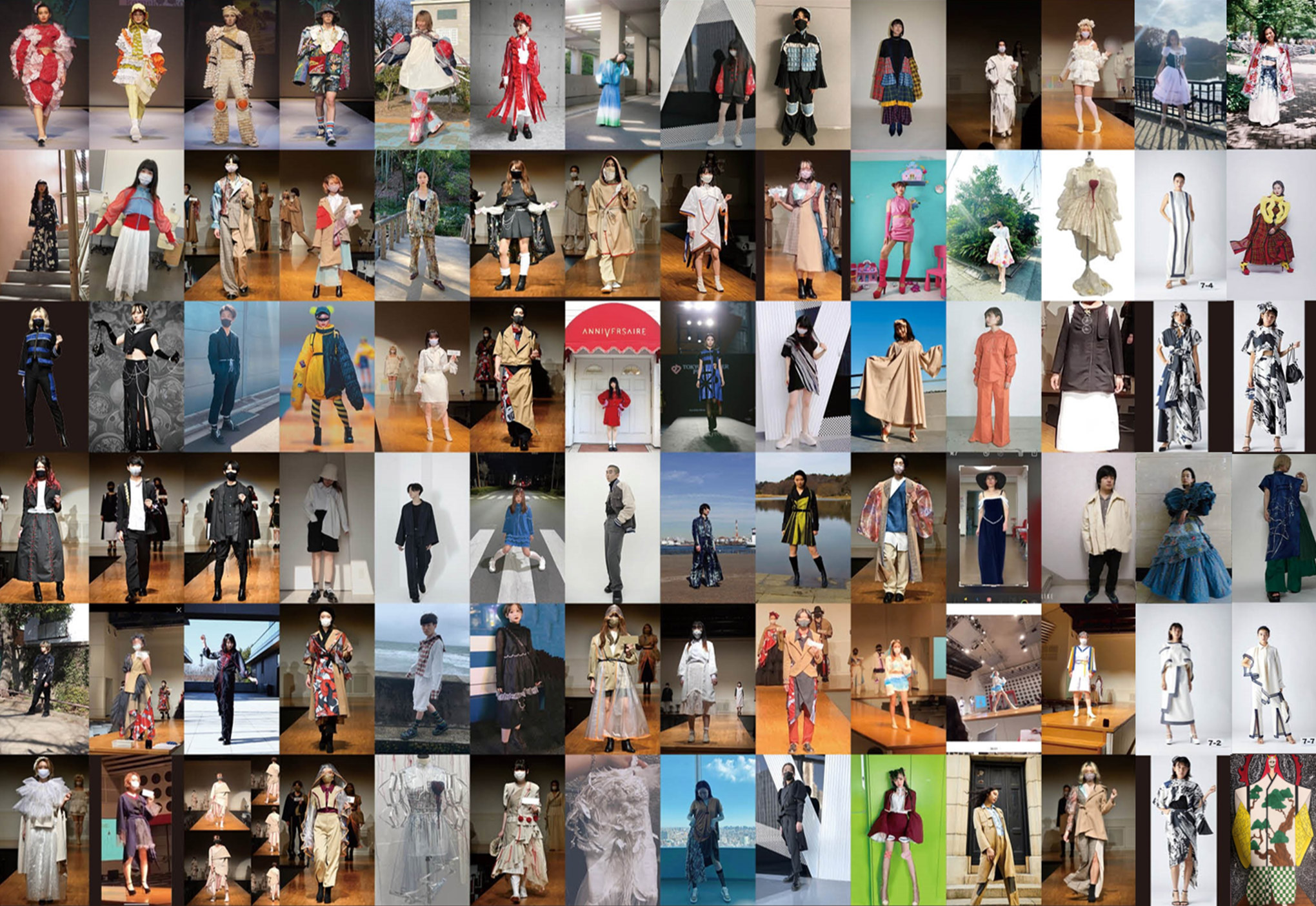 選出作品をまとめた画像が表示されています。
